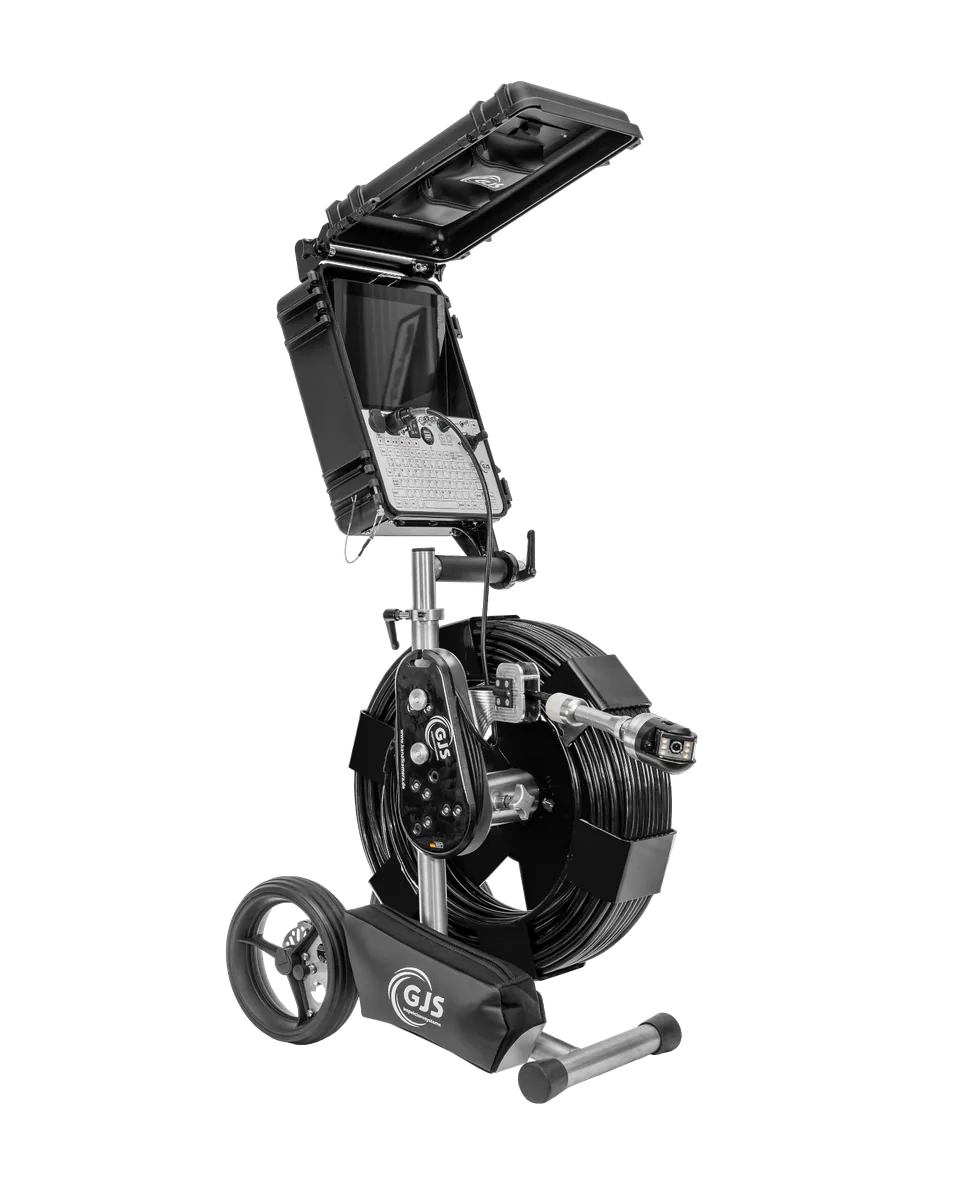 GJS modular camera system – reel basket, camera head, frame, control unit